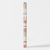Hübsch Pink Red Blue Green Tartan Muster iPhone Hülle (Linke Seite)