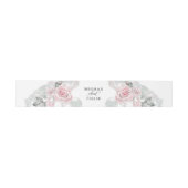 Hübsch Pink Roses BarefootBride™ Einladungsbanderole (Flach)