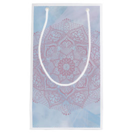 Hübsch Pink Sacro Lotus Blume Blossom Mandala Kleine Geschenktüte