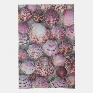Hübsch Pink Scallop Küchentücher