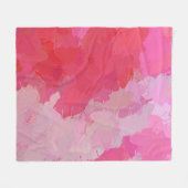 Hübsch-Pink-Schmetterlinge-Fleecedecke Fleecedecke (Vorderseite (Horizontal))