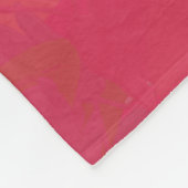 Hübsch-Pink-Schmetterlinge-Fleecedecke Fleecedecke (Ecke)