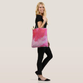 Hübsch Pink Schmetterlinge Tasche (Am Model)