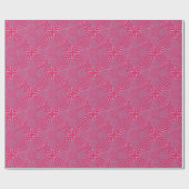 Hübsch Pink Schöne phantastische Kunst Geschenkpapier (Flach)