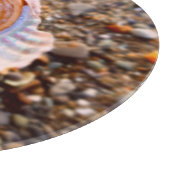 Hübsch Pink Seashell Schneidebrett (Ecke)