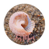 Hübsch Pink Seashell Schneidebrett (Vorderseite)
