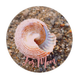 Hübsch Pink Seashell Schneidebrett