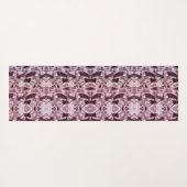 Hübsch Pink Silk Satin Breathe Deep Feminine Yogamatte (Rückseite (Horizontal))