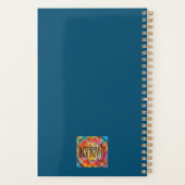 Hübsch Pink Trendy Dankbarkeit floral Inspiration Planer (Rückseite)