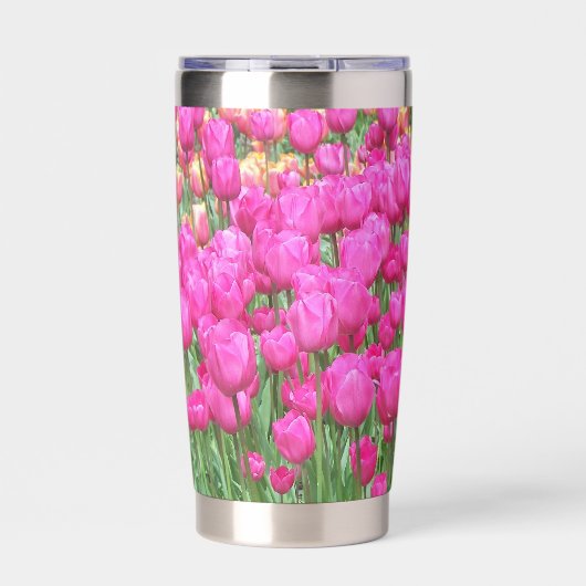 Hübsch Pink Tulip Bloms Blumen Thermobecher