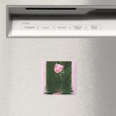 Hübsch Pink Tulip Magnet (In Situ (Geschirrspüler))