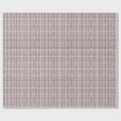 Hübsch Pink Tweed Kariert Geschenkpapier (Flach)