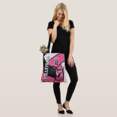 Hübsch Pink Volleyball Tasche (Am Model)