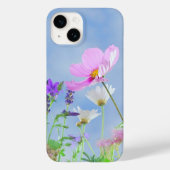 Hübsch Pink Wild Blume Wiese Case-Mate iPhone Hülle (Rückseite)
