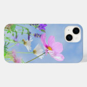 Hübsch Pink Wild Blume Wiese Case-Mate iPhone Hülle (Rückseite (Horizontal))