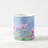 Hübsch Pink Wild Blume Wiese Kaffeetasse (Mittel)