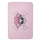 Hübsch Pirate Kitty Skull Badematte (Vorderseite Vertikal)