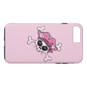 Hübsch Pirate Kitty Skull Case-Mate iPhone Hülle (Rückseite (Horizontal))