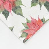Hübsch Poinsettia Fleecedecke (Ecke)