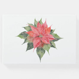 Hübsch Poinsettia Gästebuch