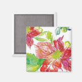 Hübsch Poinsettia | Heller Neon Magnet (Vorderseite/Rückseite)