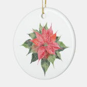 Hübsch Poinsettia Keramik Ornament (Links)