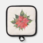 Hübsch Poinsettia Topflappen (Vorderseite)