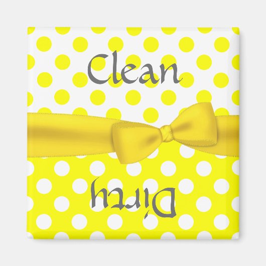 Hübsch Polka Dot Dishwasher Magnet (Vorne)