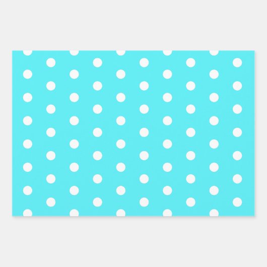 Hübsch Polka Dot Geschenkpapier Set (Vorderseite 2)