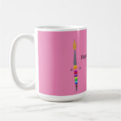 Hübsch Polly Paintbrush Illustration Kind Geburtst Kaffeetasse (Links)