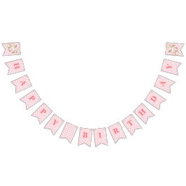 Hübsch Pony Birthday Party Banner Blumenbanner