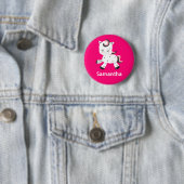 Hübsch Pony Kawaii Pink Button (Beispiel)