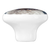 Hübsch Poodle Keramikknauf (Seitenansicht)