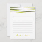 Hübsch Poppies Danke Notecard RSVP Karte (Rückseite)