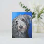 "Hübsch Poppy" - Mädchen von Lurcher Postkarte (Stehend Vorderseite)