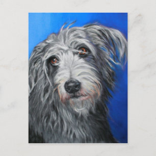 "Hübsch Poppy" - Mädchen von Lurcher Postkarte