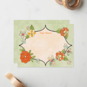 Hübsch Positive Personalisierte Mitteilungskarten  (Vorderseite/Rückseite Beispiel)