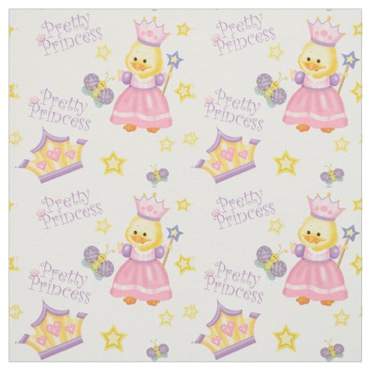 Hübsch Princess Duckling Stoff (Muster)