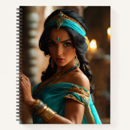 Hübsch Princess Jasmine Spiral Notebook Notizblock