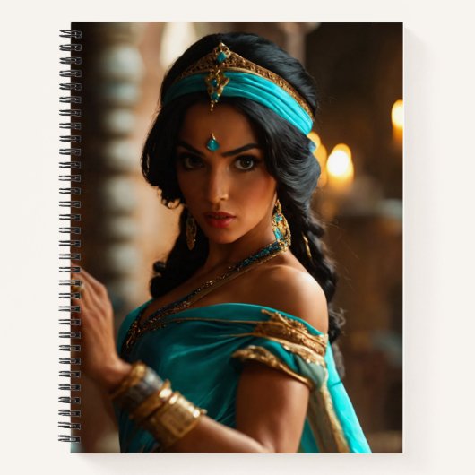 Hübsch Princess Jasmine Spiral Notebook Notizblock (Vorderseite)