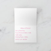 Hübsch Princess Party Geburtstagsparty Einladung (Innenseite)