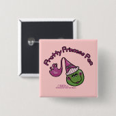 Hübsch Princess Pea Button (Vorne & Hinten)