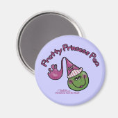 Hübsch Princess Pea Magnet (Vorderseite/Rückseite)