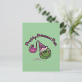 Hübsch Princess Pea Postkarte (Stehend Vorderseite)