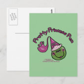 Hübsch Princess Pea Postkarte (Vorne/Hinten)
