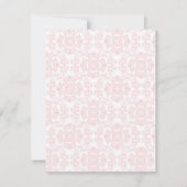 Hübsch Princess Tea Party Einladung (Rückseite)