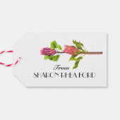 Hübsch Protea-Tag Geschenkanhänger (Rückseite Horizontal)