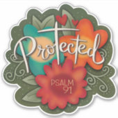 Hübsch Protected Inspirierend Blumeninspirivity Aufkleber (Vorderseite)