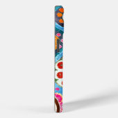 Hübsch Psychedelischer Blumengarten Case-Mate iPhone Hülle (Rückseite / Rechts)