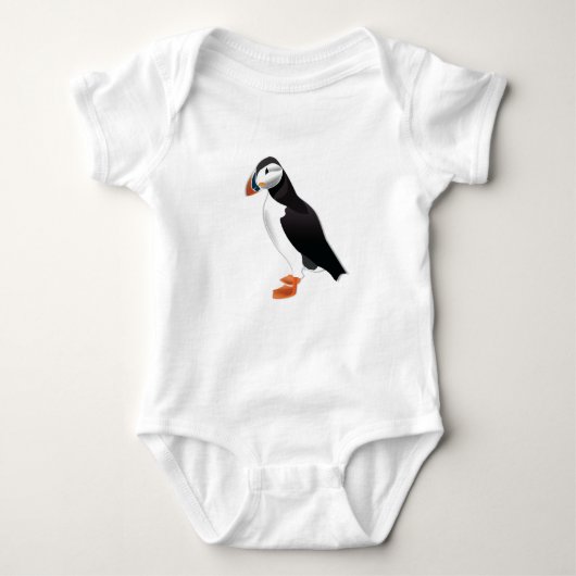 Hübsch Puffin Baby Strampler (Vorderseite)